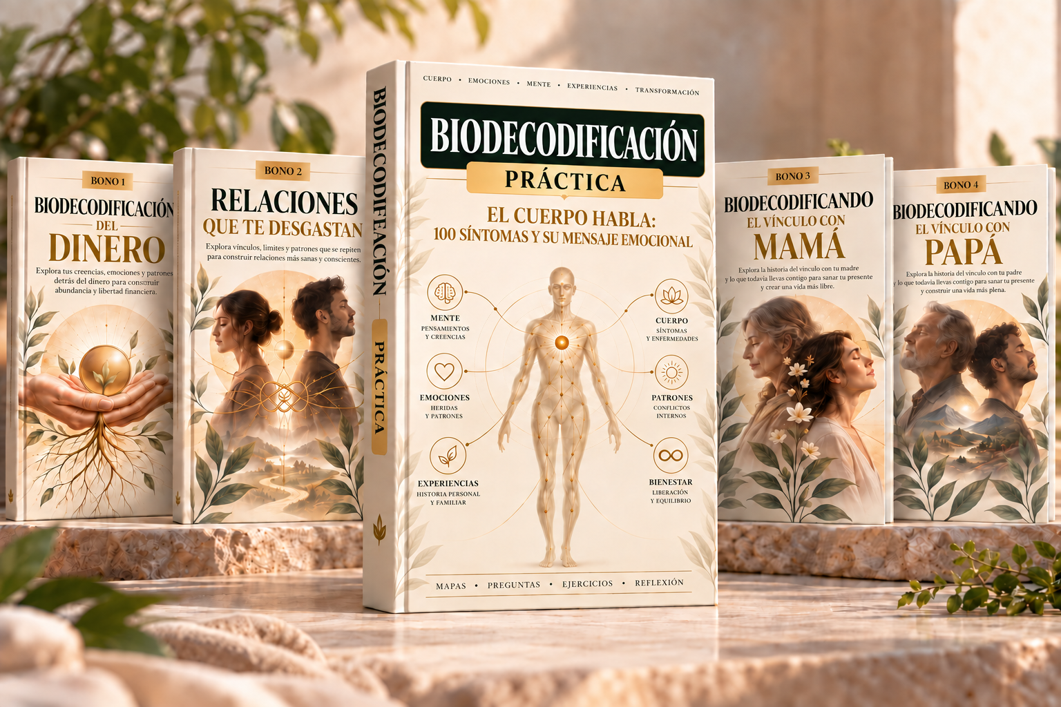 BIODECODIFICACIÓN PRÁCTICA y sus cuatro workbooks